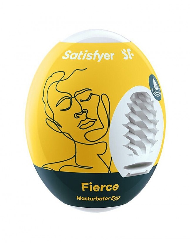 Самосмазывающийся мастурбатор-яйцо Satisfyer Egg Fierce, одноразовый, не требует смазки