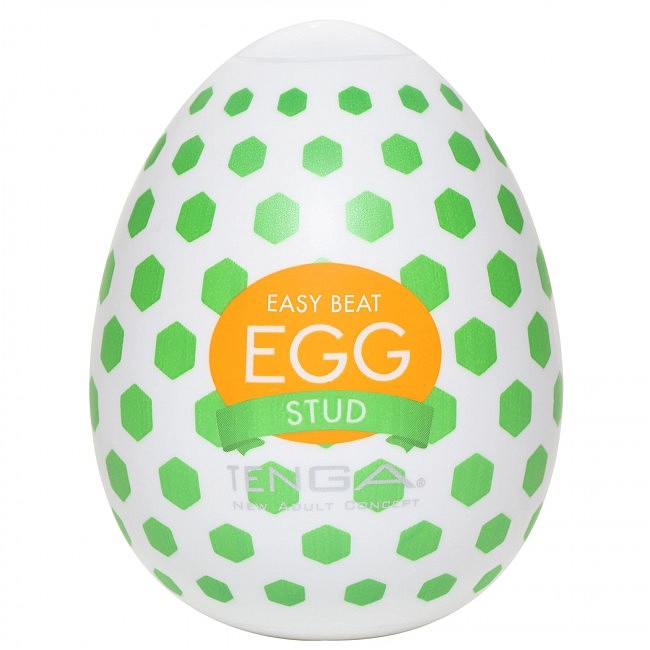 Мастурбатор-яйцо Tenga Egg Stud с шестиугольными выступами