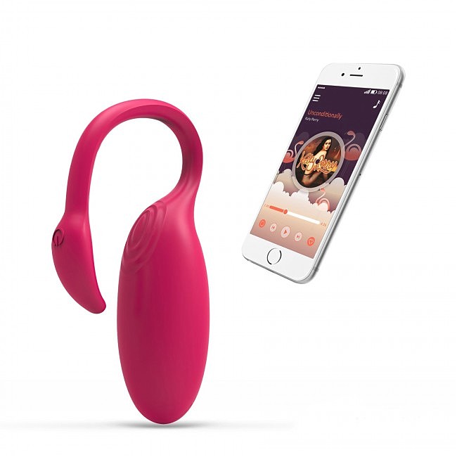 Смарт-віброяйце Magic Motion Flamingo, 7,2 см х 3 см
