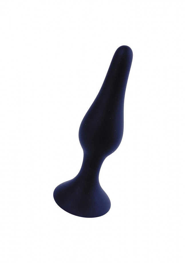Анальна пробка Boss Silicone Plug Black Medium, 11 х 2,8 см.