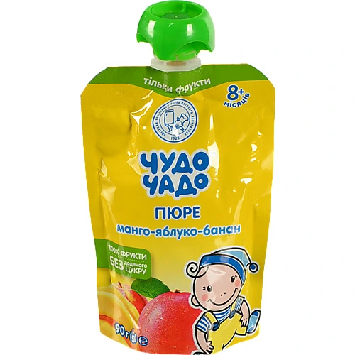 Пюре Чудо-Чадо 90г манго яблуко банан