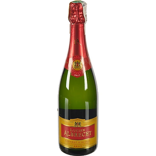 Вино ігристе біле Lucien Albrecht Cremant d'Alsace Brut 0.75л