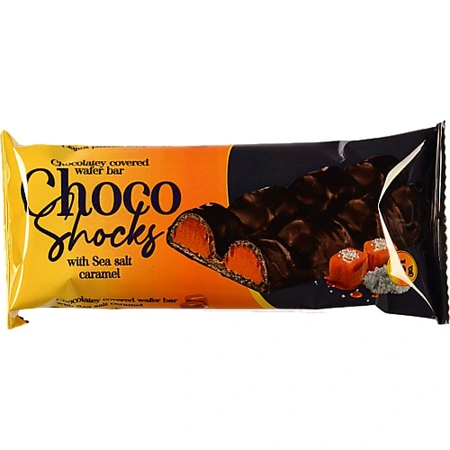Вафлі з солоною карамеллю Choco-Shocks Polus м/у 45г
