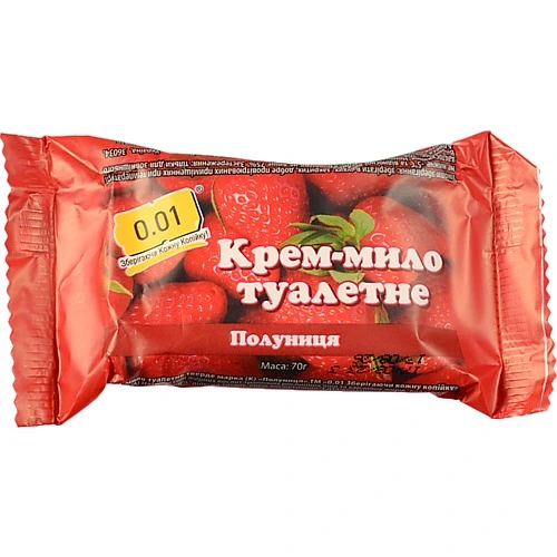 Крем мило 0.01 70г полуниця