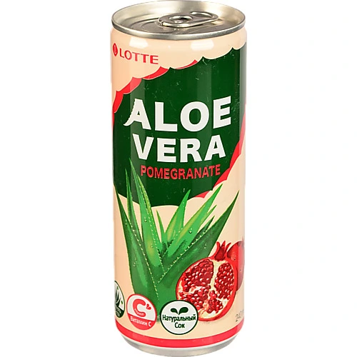 Напій Lotte 0,240мл алое гранат б.алк. негаз з.б