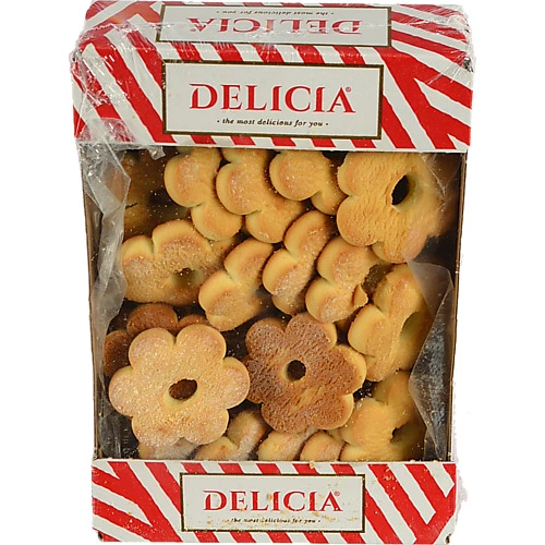 Печиво здобне з цукровою пудрою Домашнє Delicia к/у 250г