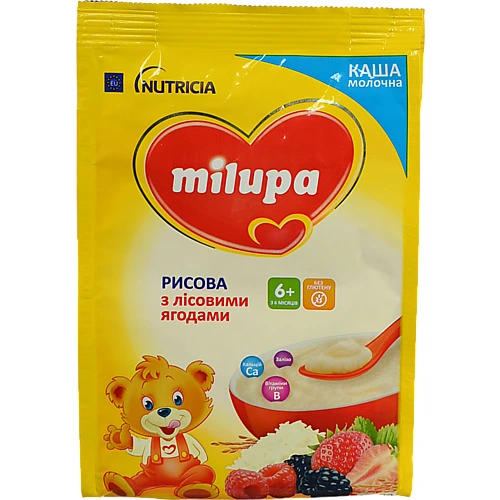 Каша Milupa 210г рисова лісові ягоди 6м.