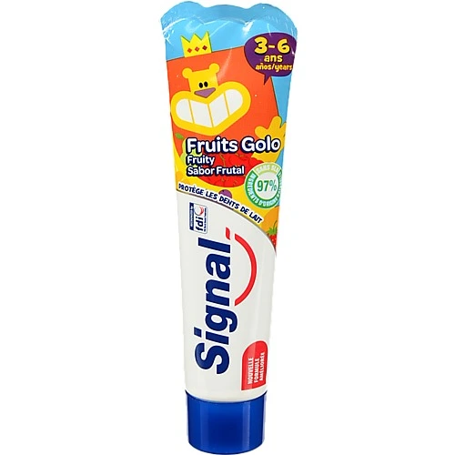 Паста зубна для дітей 3-6років фруктова Signal 50мл