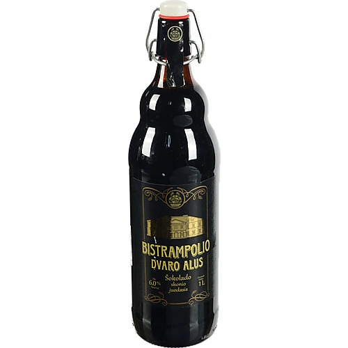 Пиво Bistrampolio 1л dvaro chocolate black