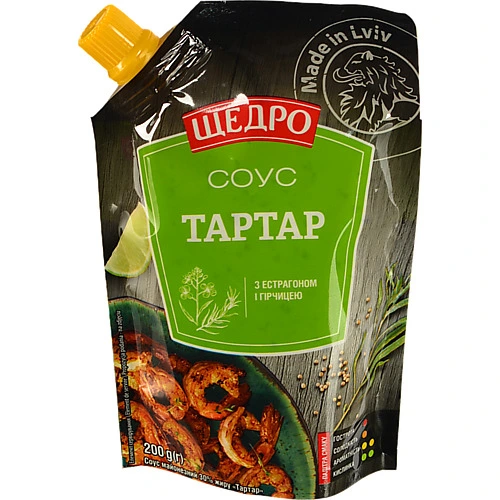 Соус Щедро 200г тартар д.п