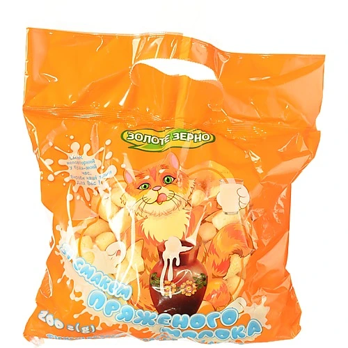 Палички кукурудзяні зі смаком пряженого молока Золоте Зерно м/у 200г