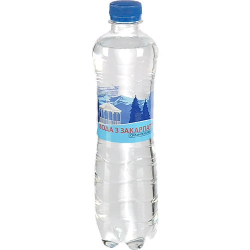 Вода Fine Waters 0.5л Закарпаття сильногазована мінеральна