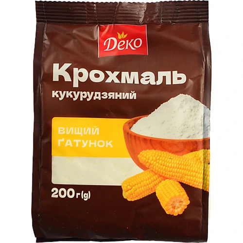 Крохмаль Деко 200г кукурудзяний