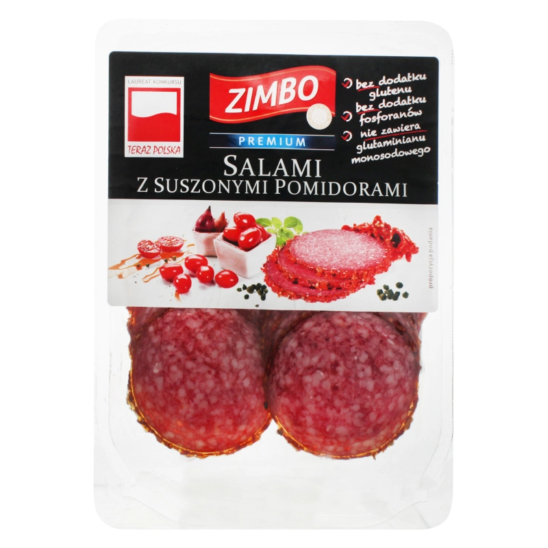 Ковбаса Montagne Noire салямі з зеленим перцем нарізка 90г