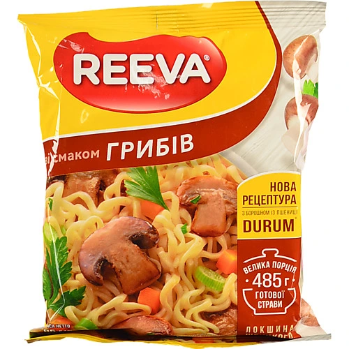 Локшина Reeva 85г гриби