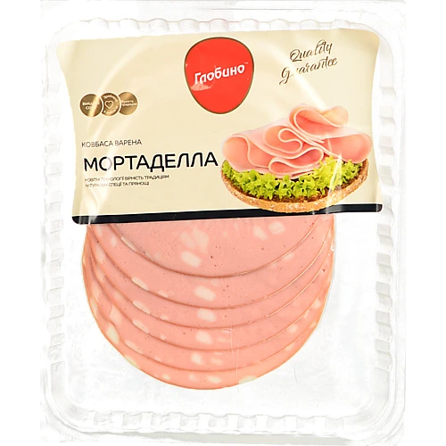 Ковбаса Глобино мортаделла 105г в.г  нар.