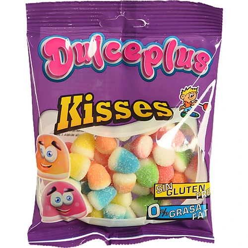 Цукерки жувальні Kisses Dulceplus м/у 100г