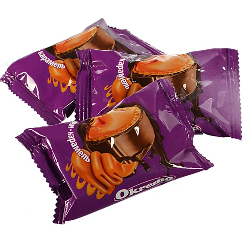 Цукерки Okremo вафельні крем карамель