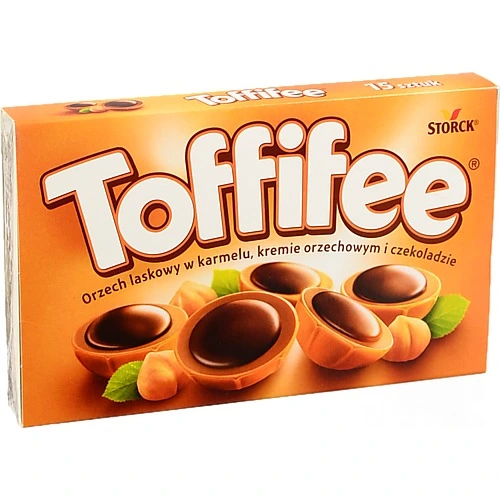 Цукерки лісний горіх/карамель/шоколад Toffife 125г