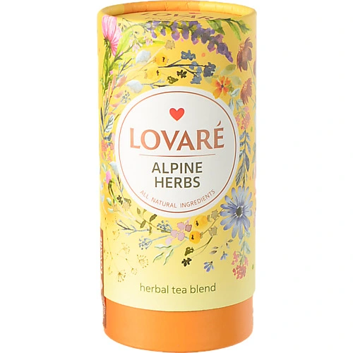Чай Lovare 80г альпiйськi трави тубус