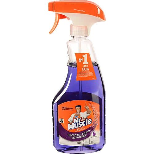 Засіб миючий для скла та поверхонь Лаванда Mr.Muscle 500мл