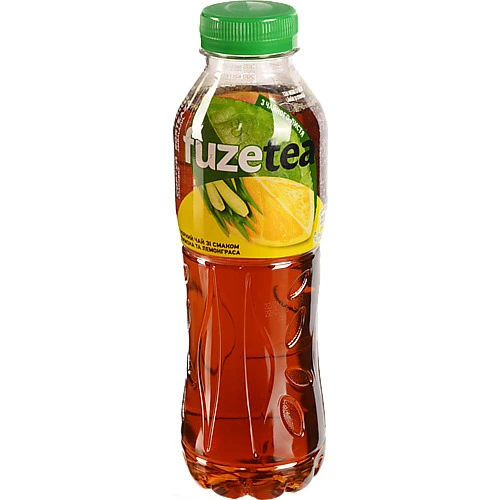 Чай холодний Fuzetea 0.5л чорний лимон та лемонграс