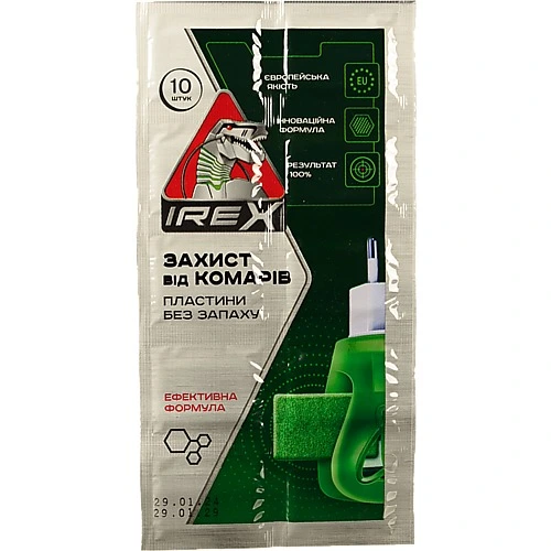Пластини від комарів IREX (10 шт.)