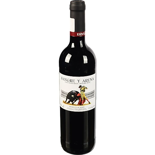Вино 0,75л 11% червоне сухе Tinto Seco Sangre Y Arena