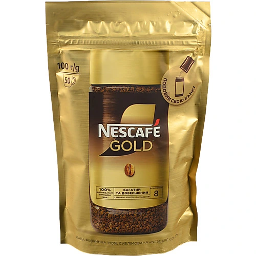 Кава Nescafe 100г голд м.у