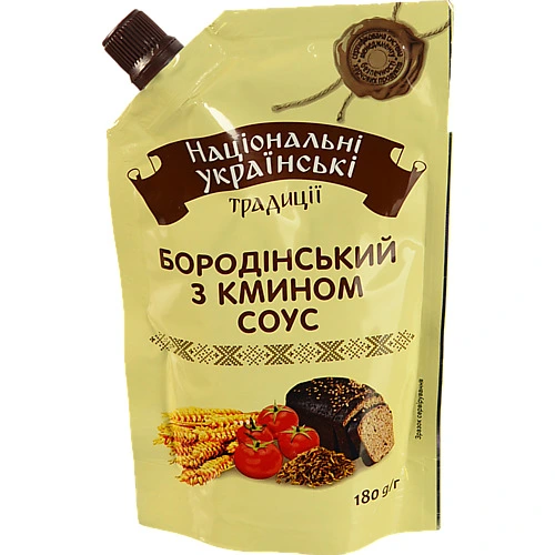 Соус Національні украЇнські традиціЇ 180г бородінський з кмином д.п