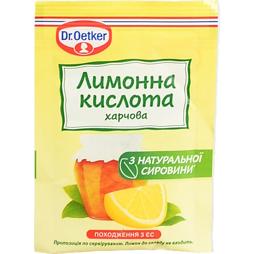 Кислота лимонна харчова Dr.Oetker м/у 8г