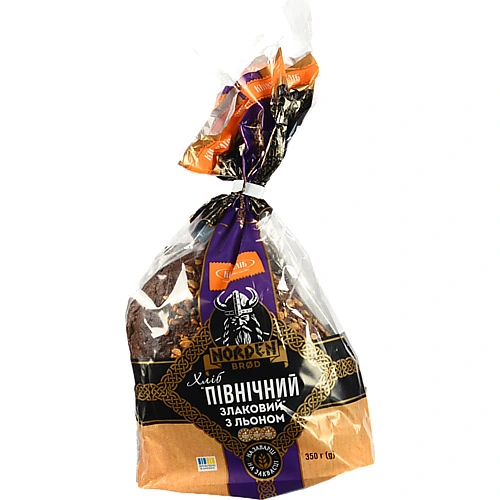 Хліб Кіївхліб 350г північний злаковий з льоном