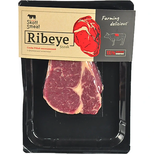 Корейка Рібай стейк яловичий охолоджений Skott Smeat
