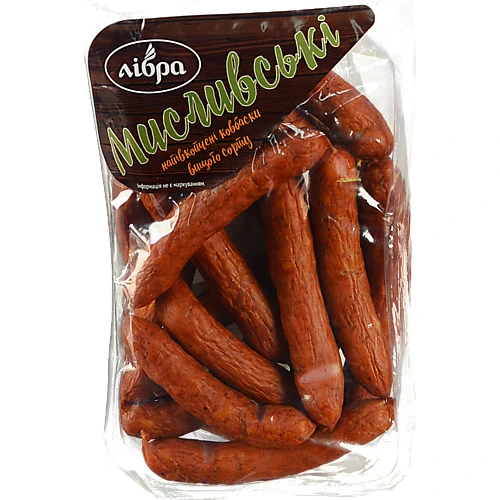 Ковбаски мисливські Лібра напівкопчені перший ґатунок