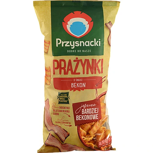 Снеки картопляно-пшеничні зі смаком бекону Przysnacki м/у 120г