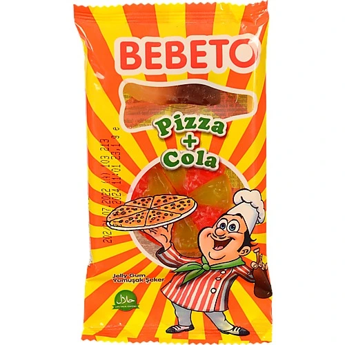 Мармелад жувальний Pizza+Cola Bebeto м/у 100г