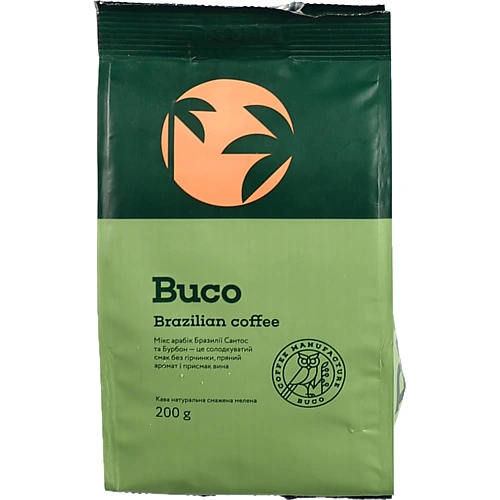 Кава Buco 200г Рецепт Бразилії мелена