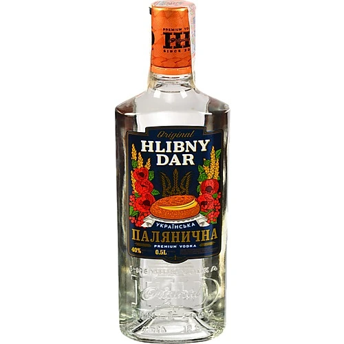 Горілка Хлібний Дар 0.5л Українська Палянична