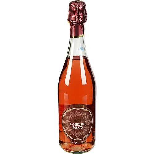 Вино Abbazia 0.75л rosato frizzante igt emillia 8% рожевий п.сухе