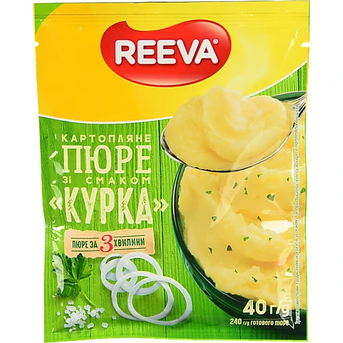 Пюре Reeva 40г картопляне курка