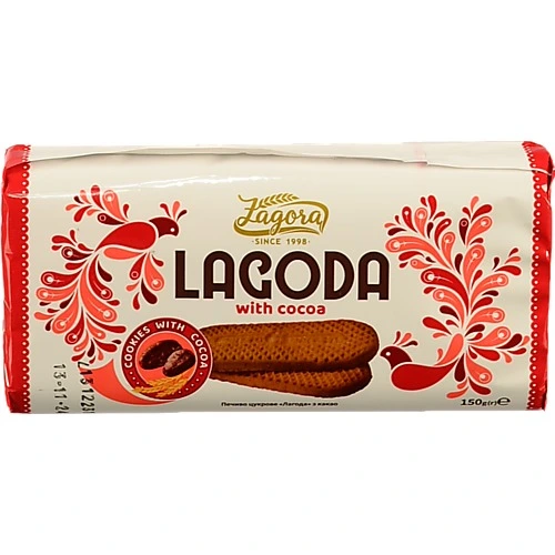 Печиво Лагода 150г какао
