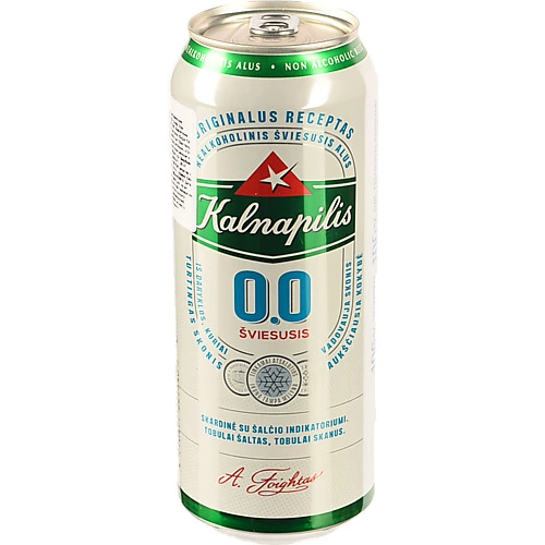 Пиво Kalnapilis 0.5л non alko classic з.б
