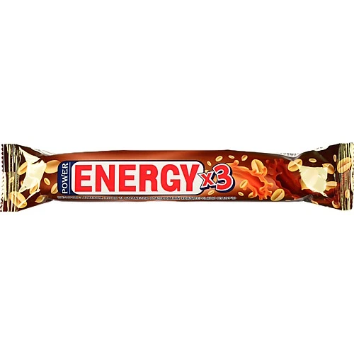 Батончик Power  Energy 100г  арахіс нуга карамель шоколад