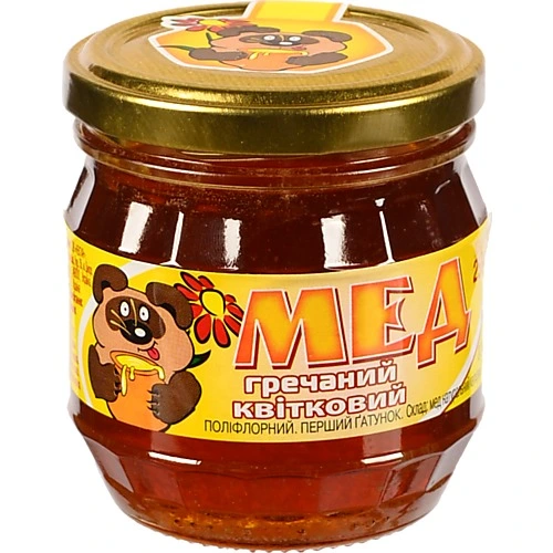 Мед Нектар 250г натуральний квiтковій гречаний