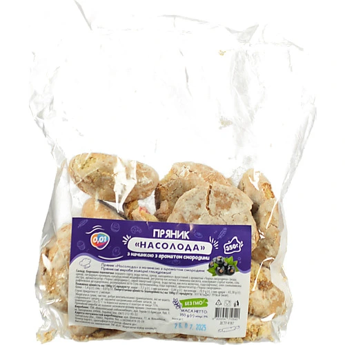 Пряник 0.01 350г насолода смородина