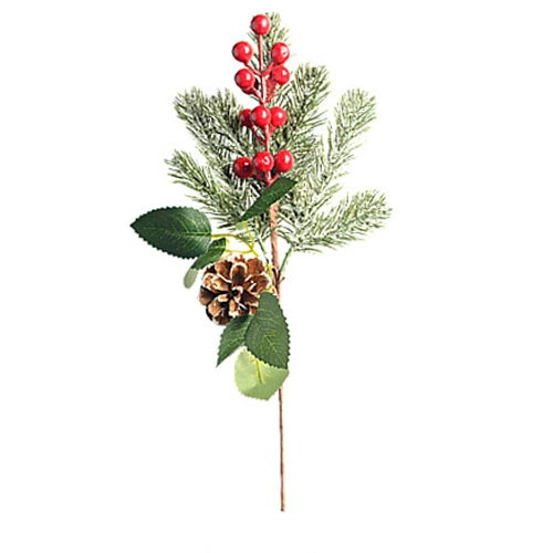Декор новорічний флористична композиція тип 28 29cm