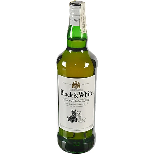 Віскі Black  White 1л