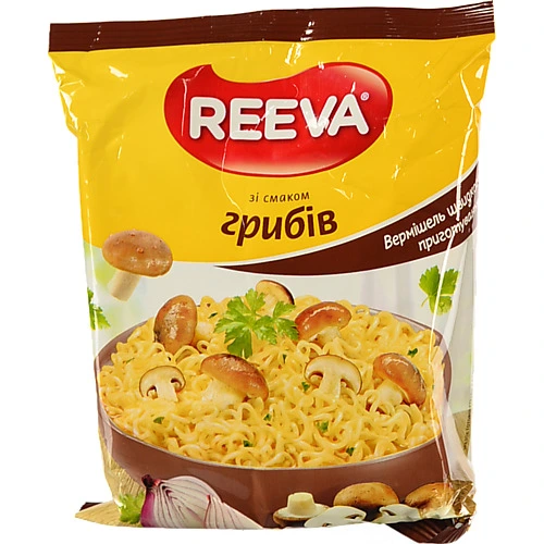 Вермішель Reeva 60г гриби