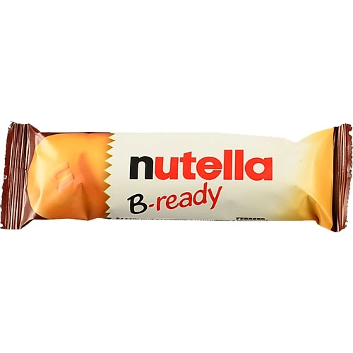 Батончик вафельний з начинкою з горіхової пасти з какао та вафельних кульок B-ready Nutella м/у 22г