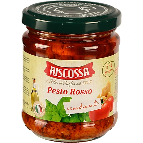 Соус Riscossa 180г песто rosso червоний
